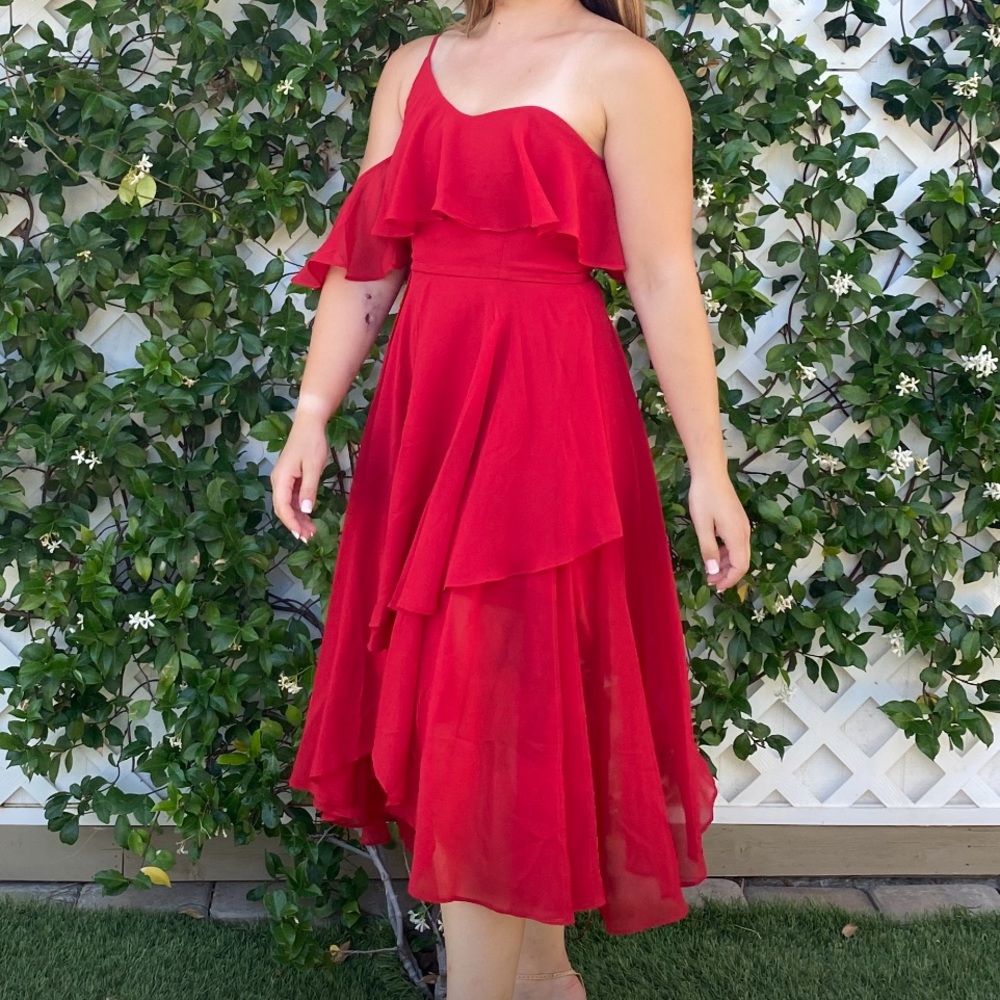 Keepsake the Label Downtown Ruffle Party Dress XS